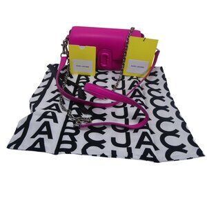 Marc Jacobs Hot Pink Clover Shoulder Bag with‎ Shoulder Strap and Dust Bag